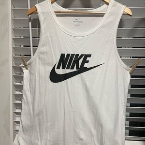 Nike 100% Cotton Tank Top with Black Logo